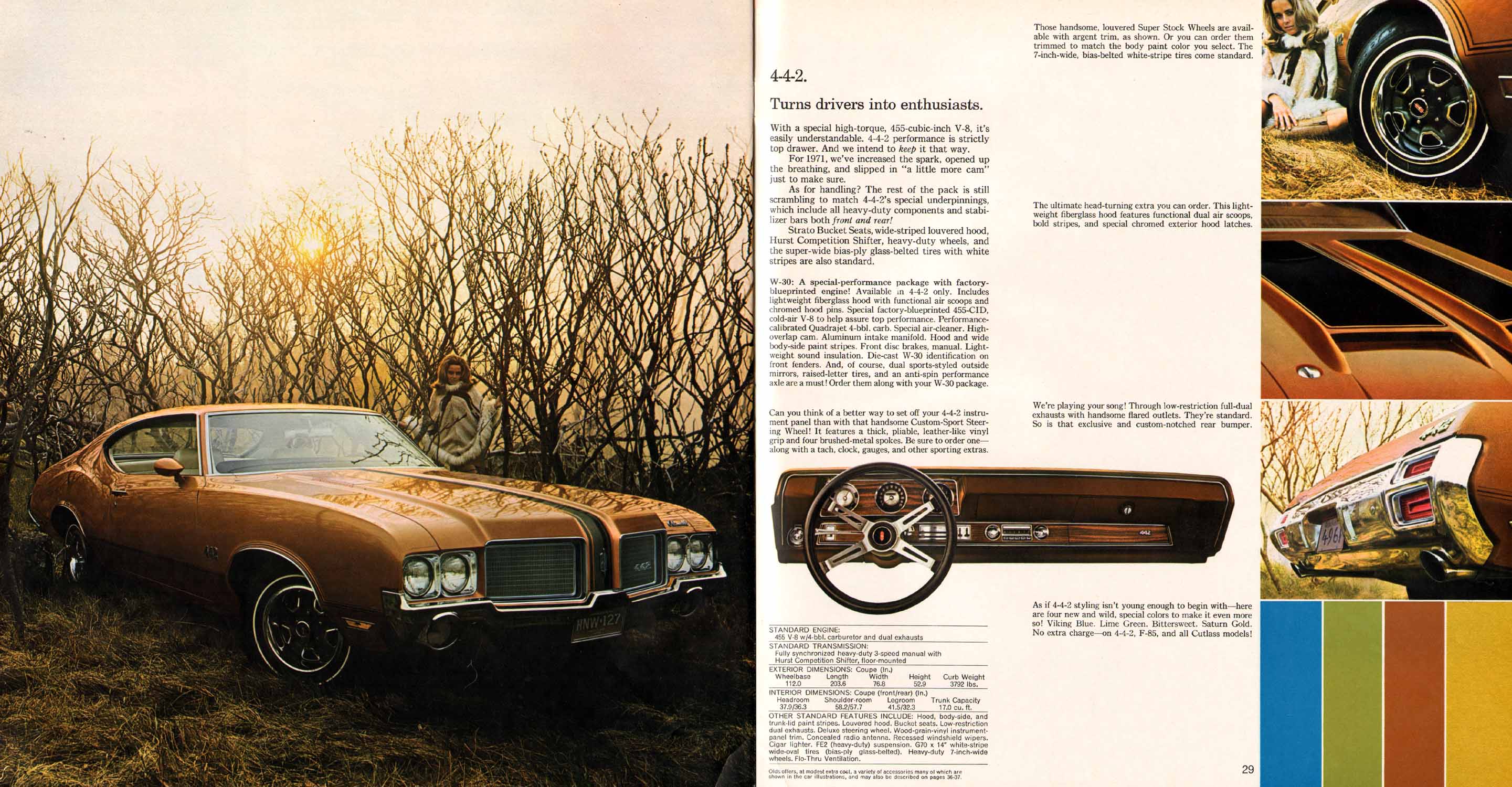 1971 Oldsmobile Prestige Brochure Page 3